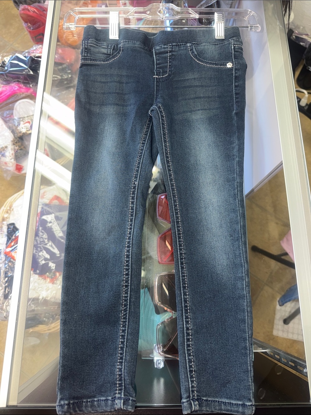 Dark Wash Women’s Skinny Jeans - Classic Stretch Denim